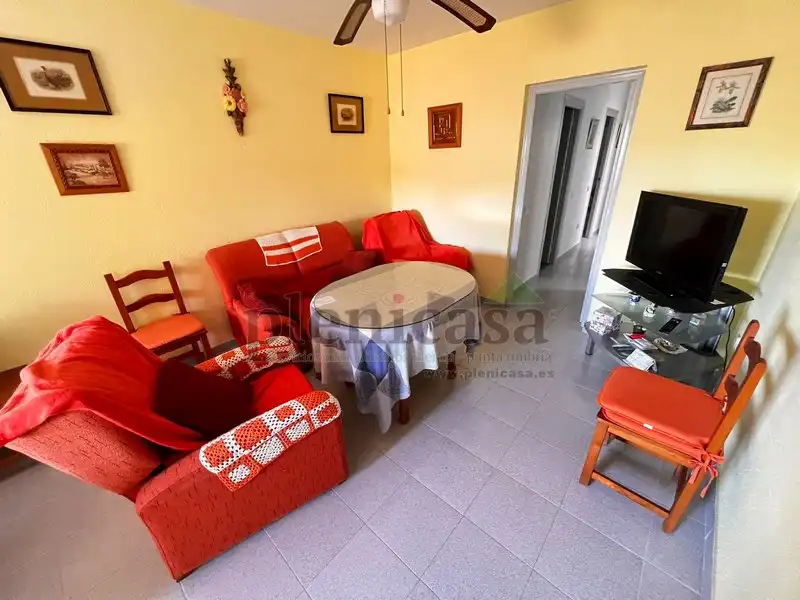 Sala de estar de Piso en venta en Punta Umbría con Terraza y Amueblado