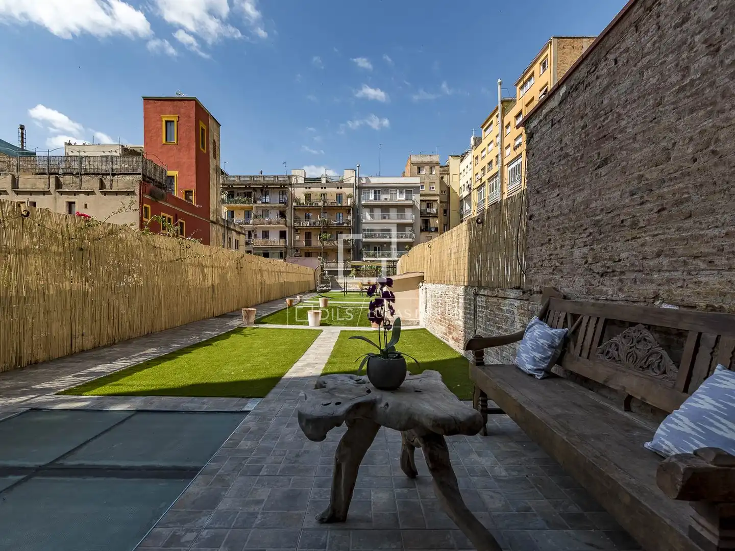 Terrace of Flat for sale in Barcelona  with Air Conditioner, Private garden and Terrace