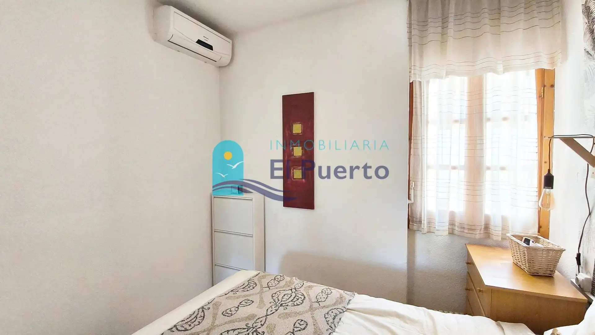 Schlafzimmer von Dachboden zum Verkauf in Mazarrón mit Klimaanlage, Heizung und Terrasse