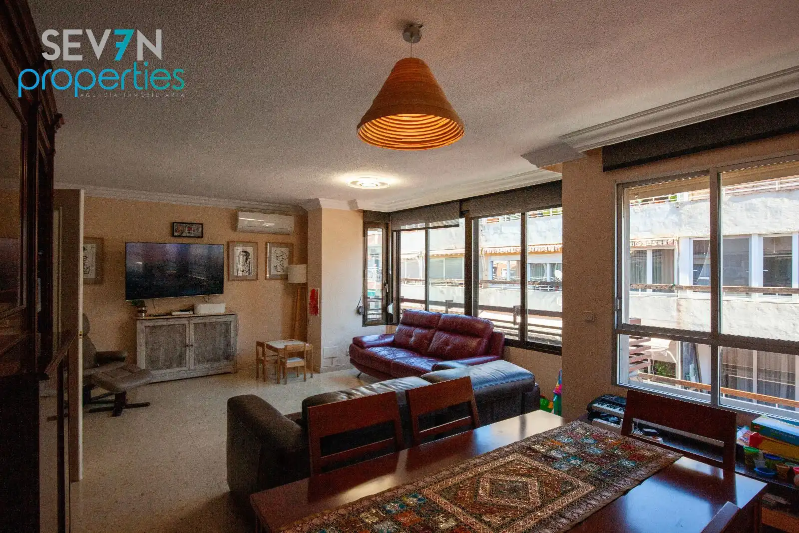 Sala de estar de Ático en venta en Alicante / Alacant con Aire acondicionado, Calefacción y Terraza