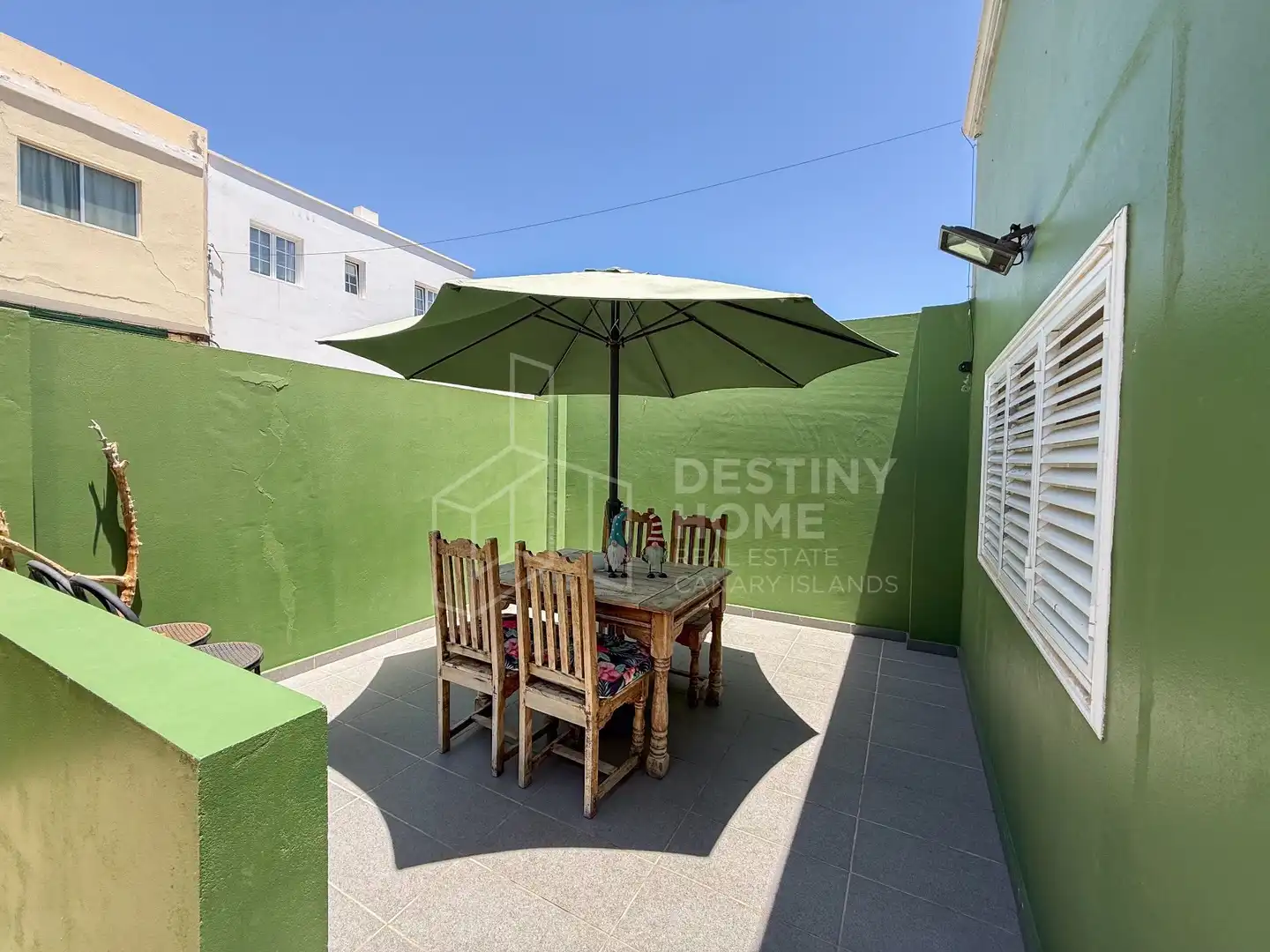 Terraza de Casa adosada en venta en El Matorral