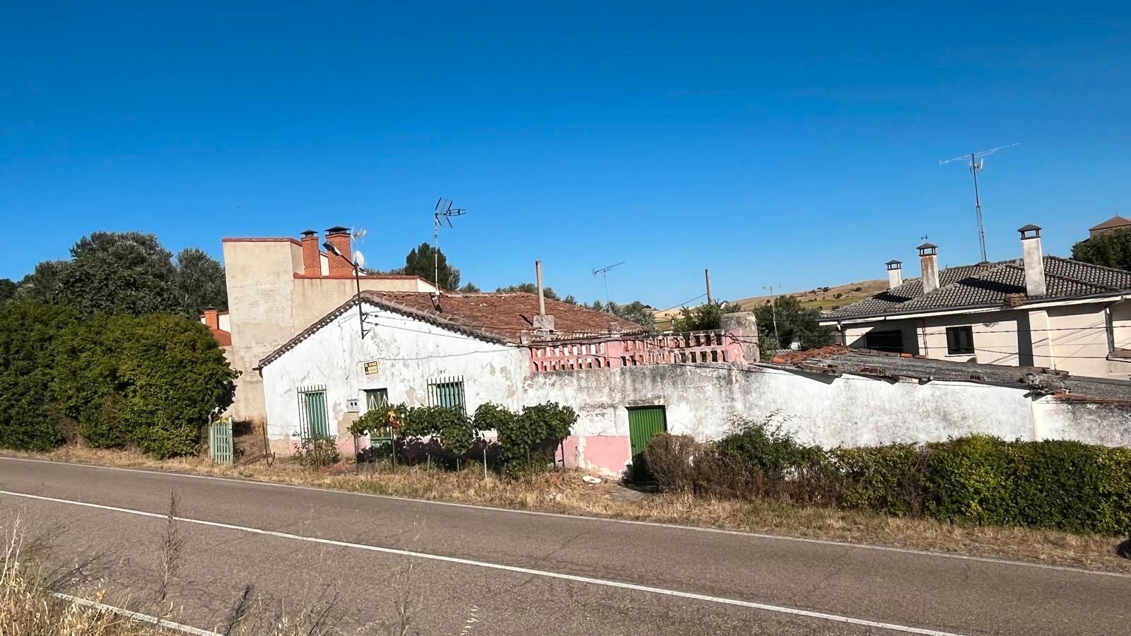 Vista exterior de Casa o xalet en venda en Cañizal amb Jardí privat