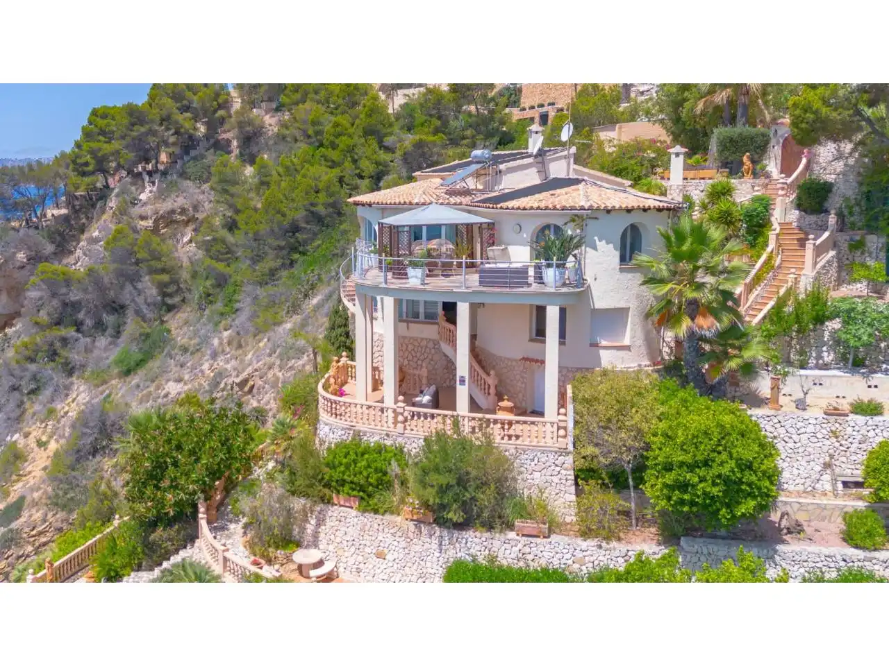Vista exterior de Casa o xalet en venda en Jávea / Xàbia amb Aire condicionat, Calefacció i Jardí privat