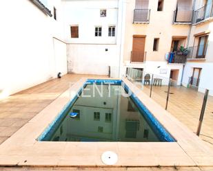 Swimming pool of Flat for sale in Xàtiva  with Air Conditioner, Parquet flooring and Furnished