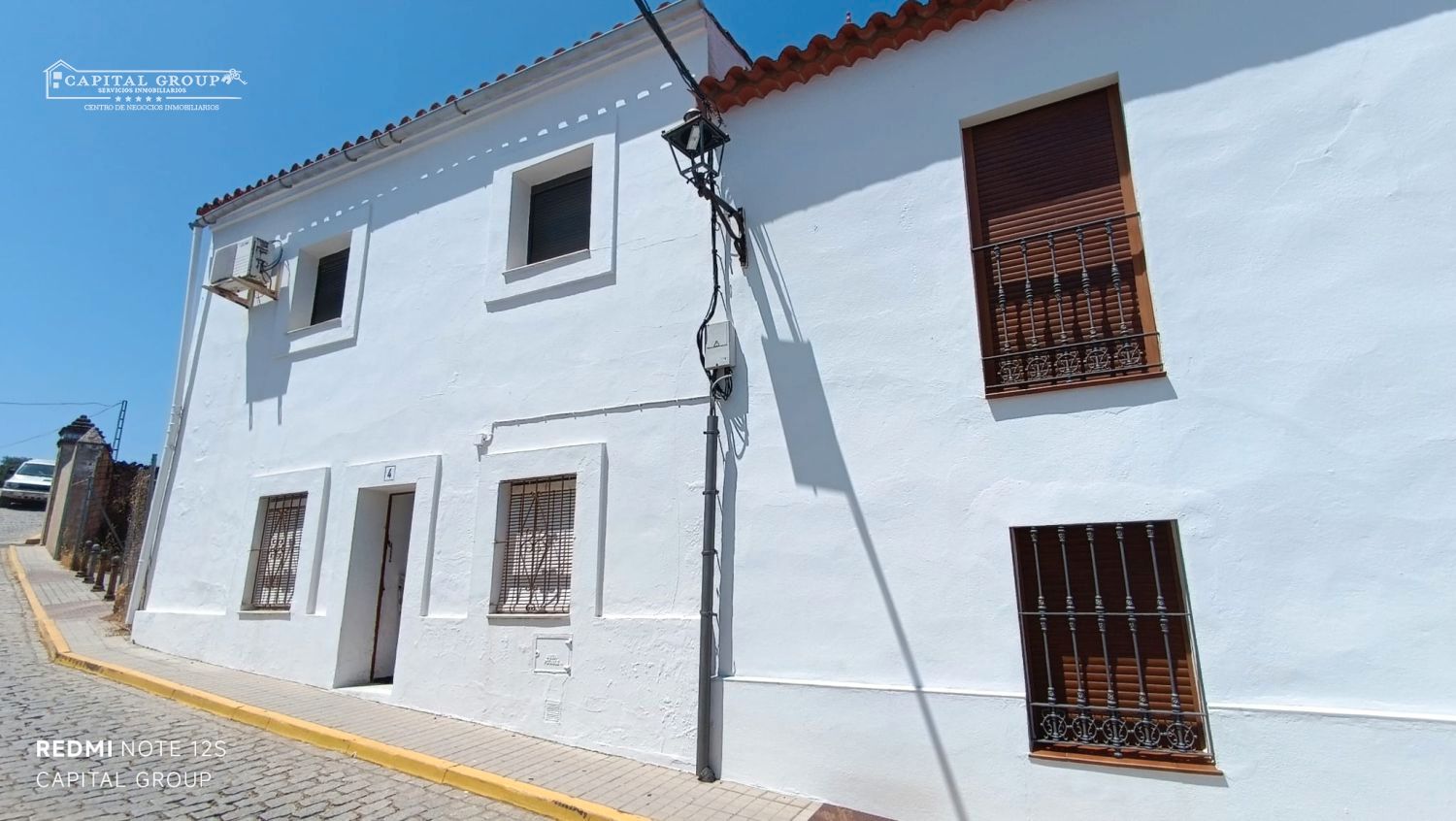 Exterior view of House or chalet for sale in Higuera de la Sierra  with Air Conditioner