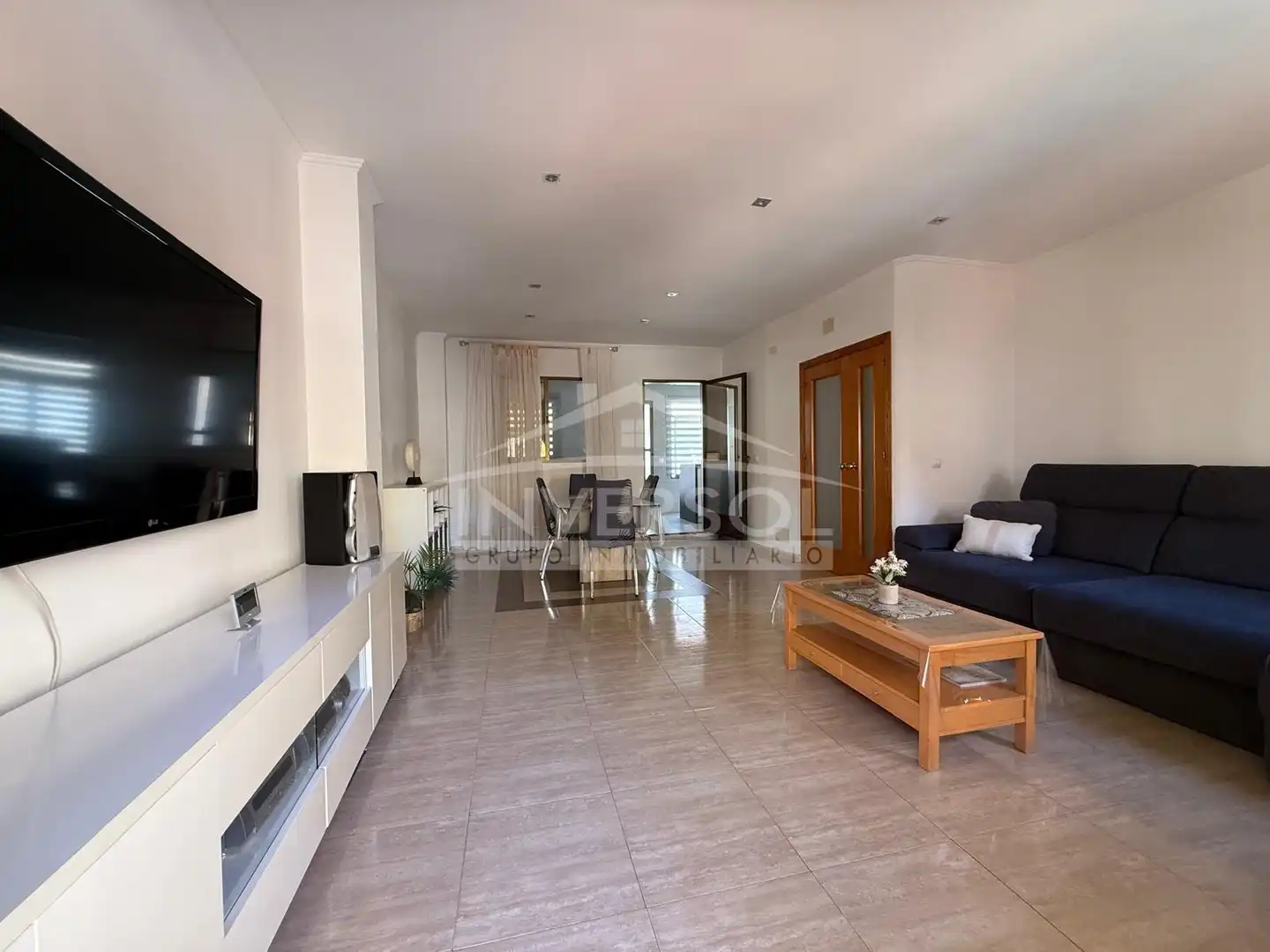 Sala d'estar de Casa adosada en venda en El Ejido amb Aire condicionat, Calefacció i Terrassa