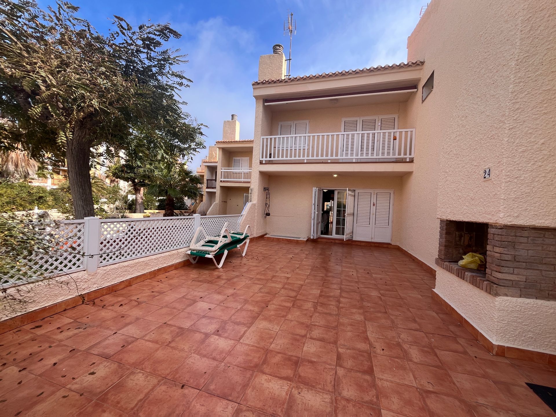 Exterior view of Single-family semi-detached for sale in La Manga del Mar Menor  with Heating, Private garden and Terrace