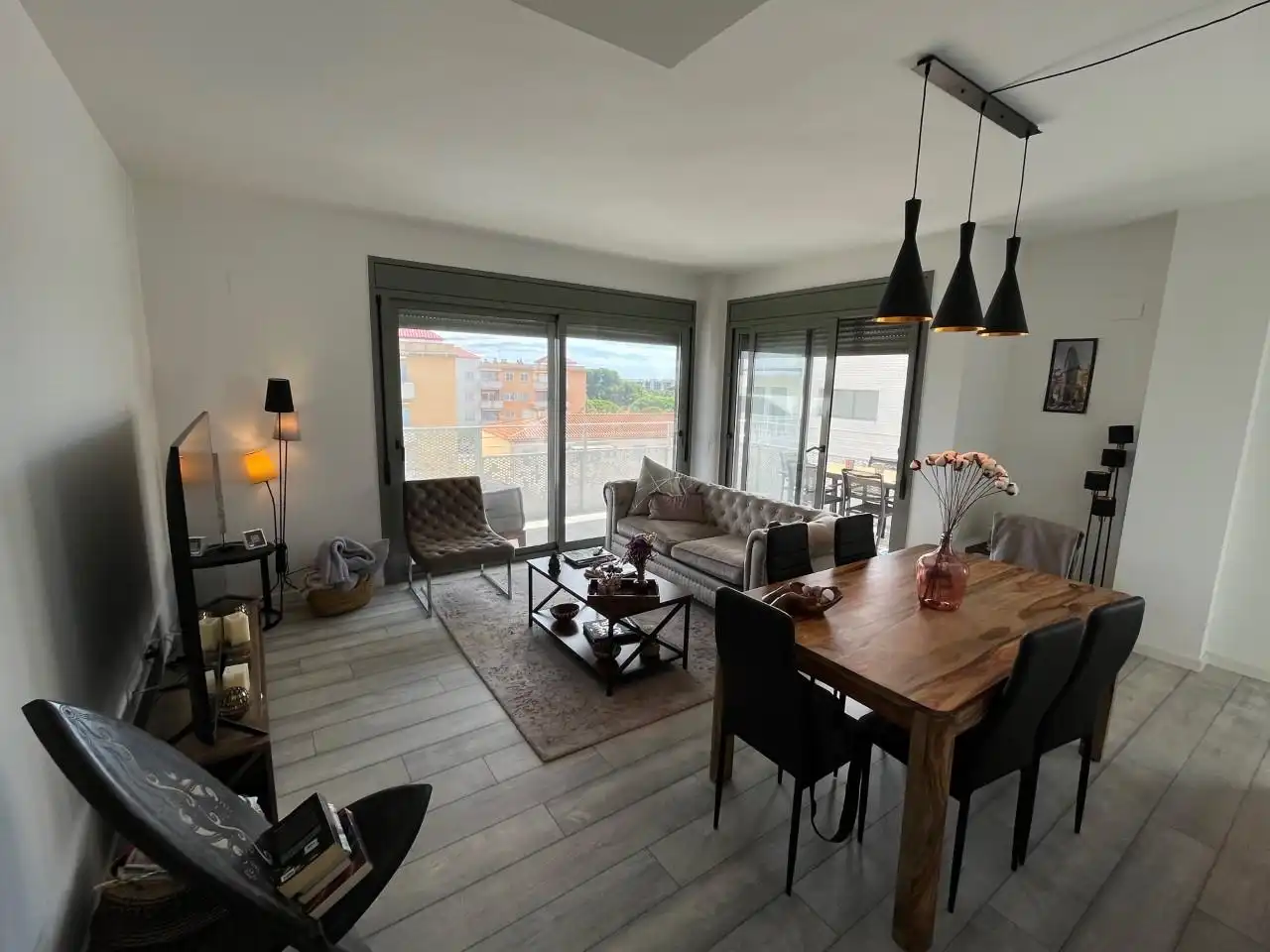 Sala de estar de Piso de alquiler en Cambrils con Calefacción
