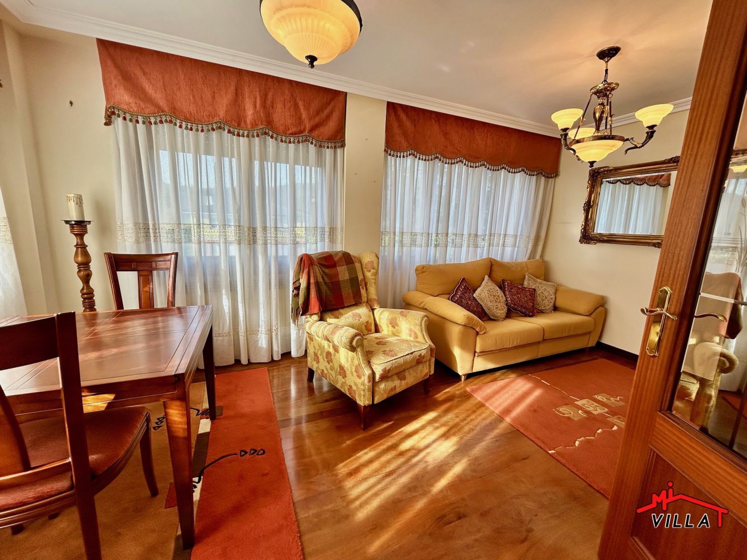 Living room of Single-family semi-detached for sale in Solórzano  with Heating, Terrace and Furnished