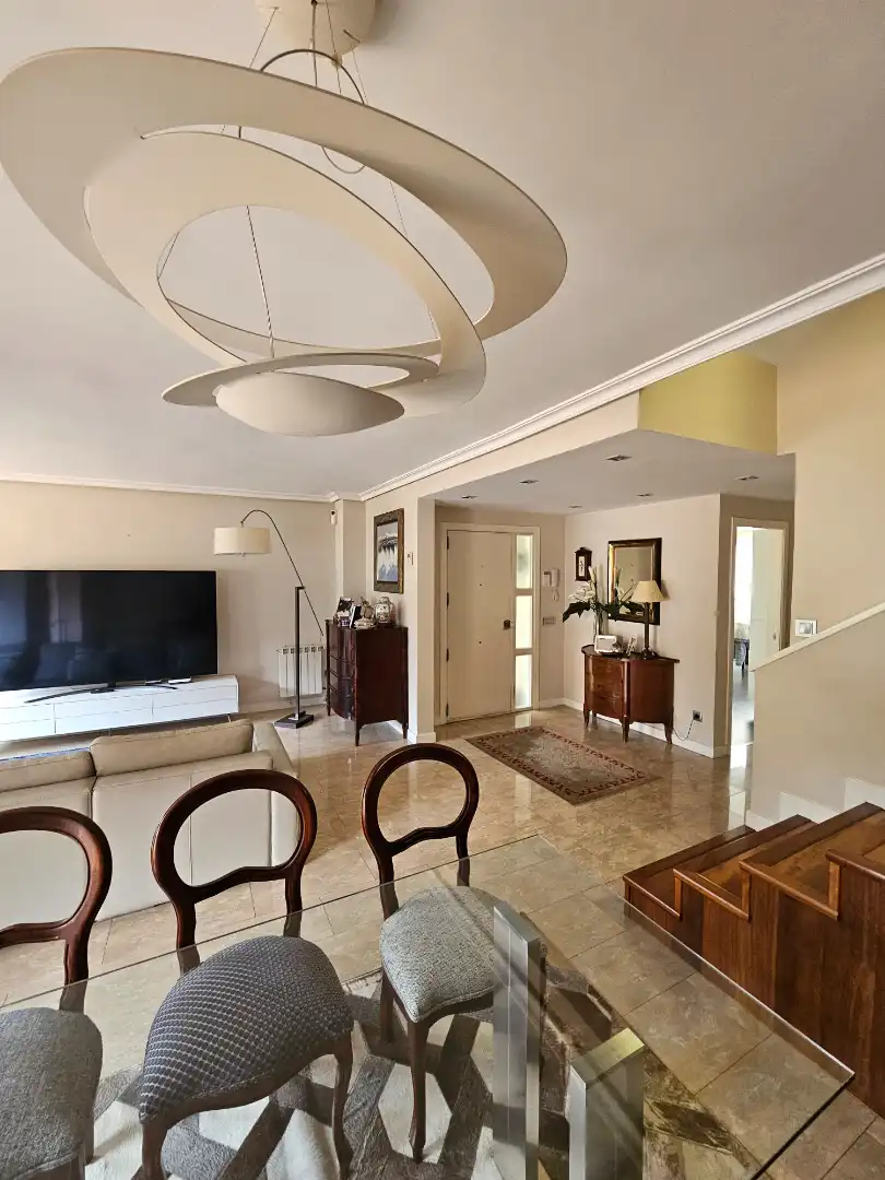 Living room of Houses for sale in Alpedrete  with Heating, Private garden and Terrace