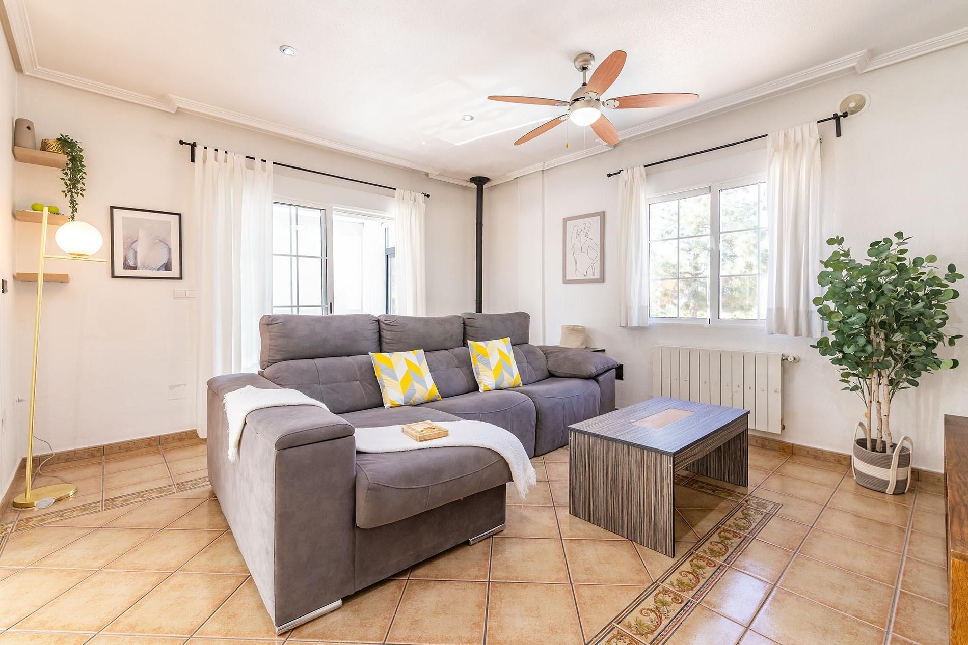 Sala d'estar de Casa o xalet en venda en Molina de Segura amb Aire condicionat, Calefacció i Jardí privat