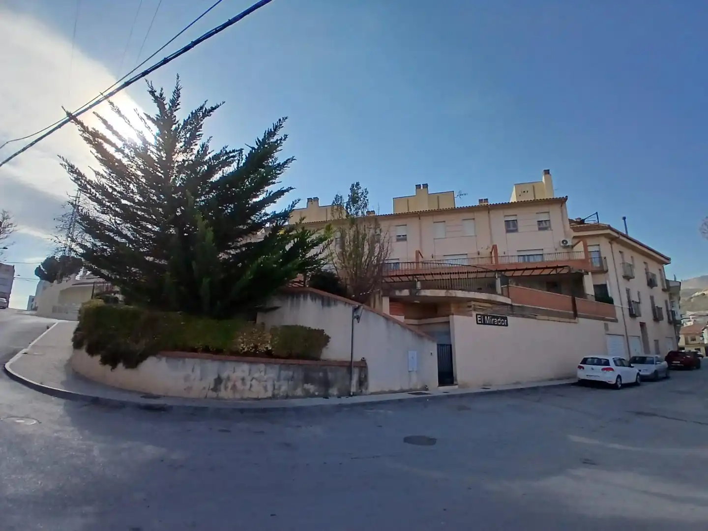 Vista exterior de Casa adosada en venta en Baza con Terraza
