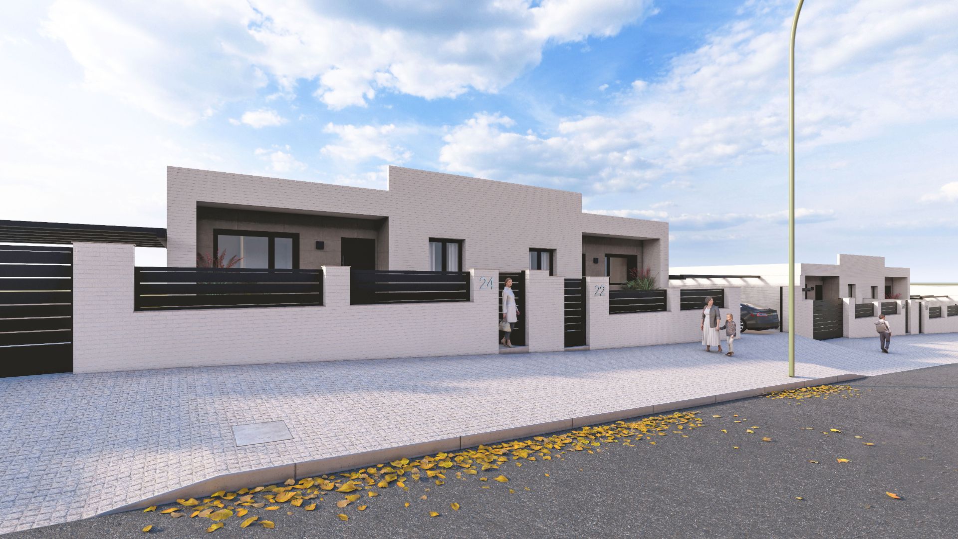 Vista exterior de Casa adosada en venda en Olías del Rey amb Jardí privat, Forn i Microones