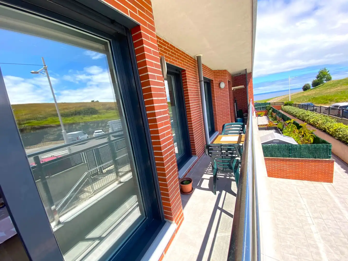 Balcony of Flat for sale in Castro-Urdiales  with Heating, Private garden and Parquet flooring