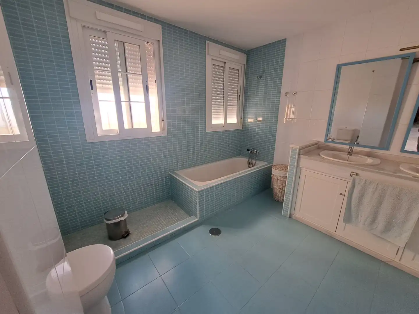 Bany de Casa o xalet en venda en Dos Hermanas amb Aire condicionat, Jardí privat i Terrassa