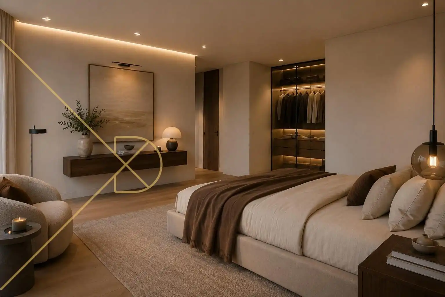 Habitación de Casa o chalet en venta en Esplugues de Llobregat con Aire acondicionado, Calefacción y Jardín privado