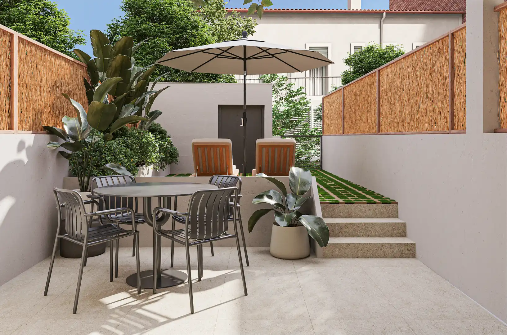Terrassa de Casa o xalet en venda en Badalona amb Aire condicionat, Calefacció i Parquet