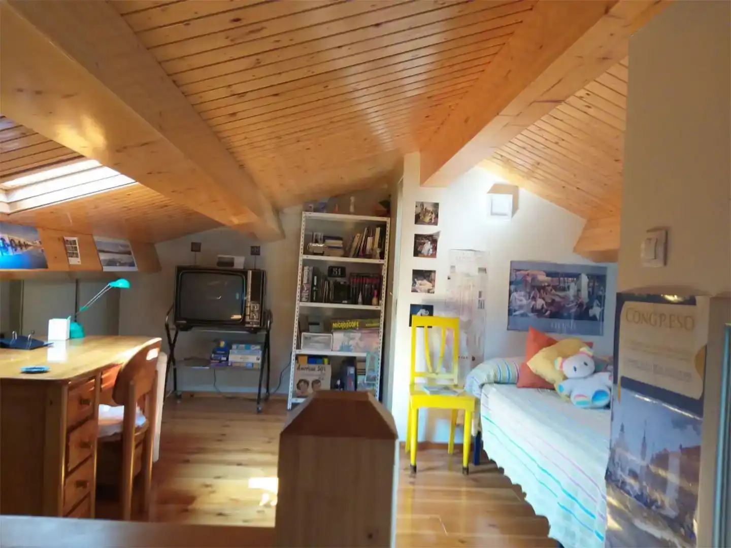 Sala d'estar de Pis en venda en Sarria