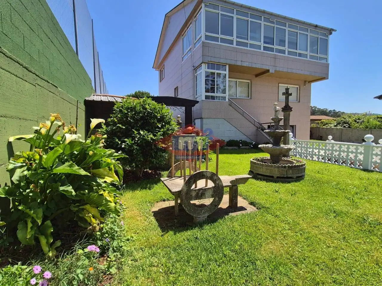 Jardín de Casa o chalet en venta en Vigo  con Calefacción y Jardín privado