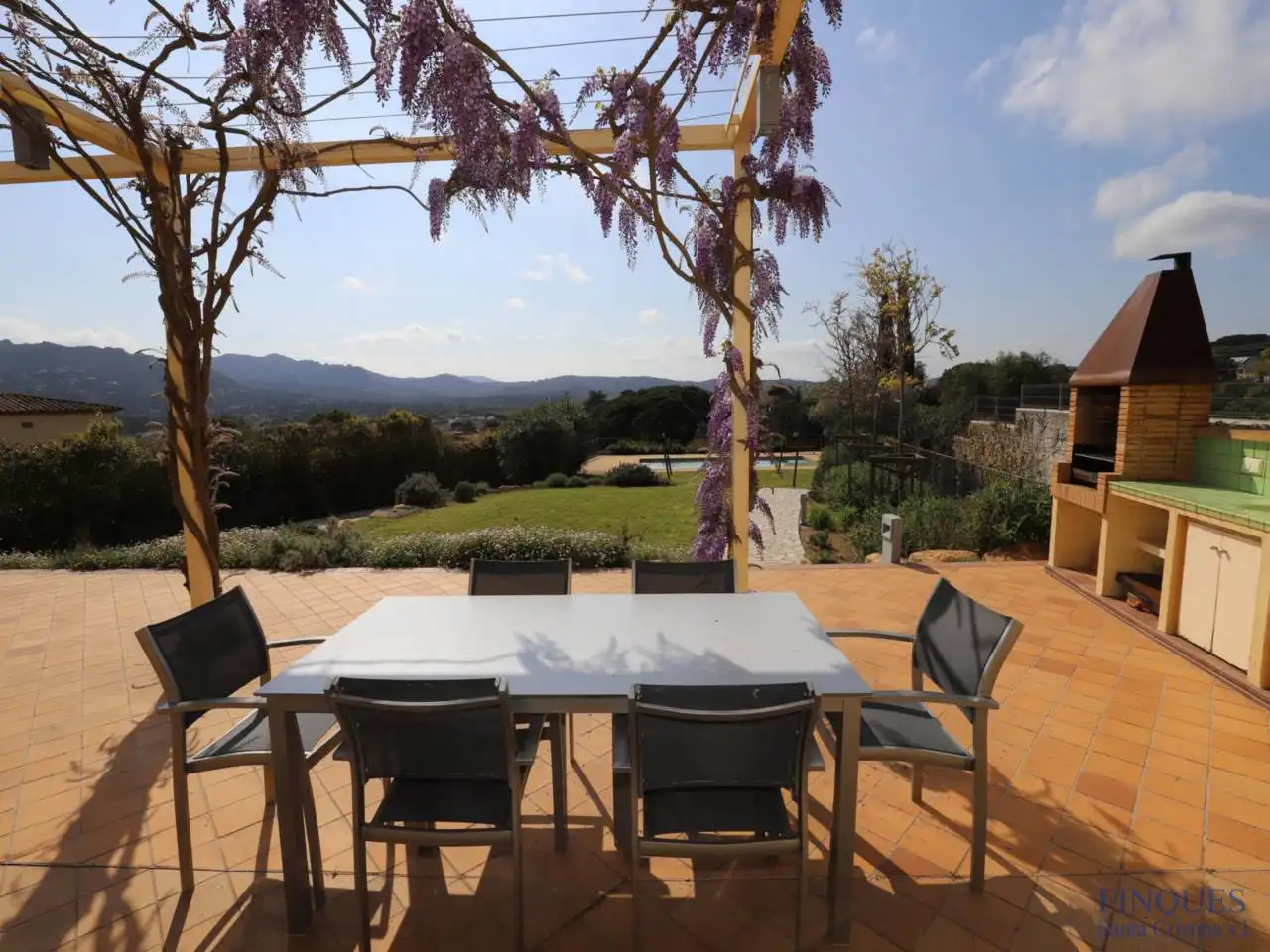 Terraza de Casa o chalet en venta en Santa Cristina d'Aro con Aire acondicionado, Calefacción y Jardín privado