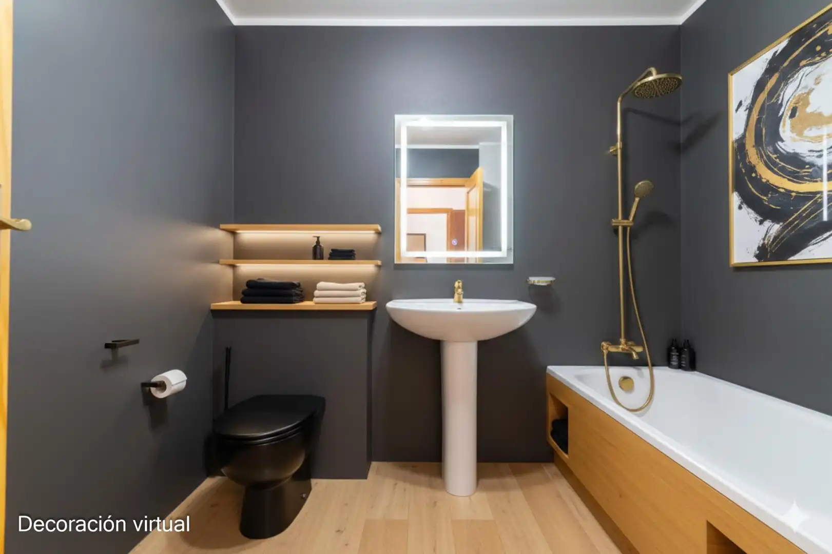 Baño de Dúplex en venta en Los Alcázares con Terraza, Amueblado y Alarma