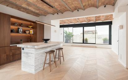 Cuina de Àtic en venda en  Barcelona Capital amb Aire condicionat, Calefacció i Parquet