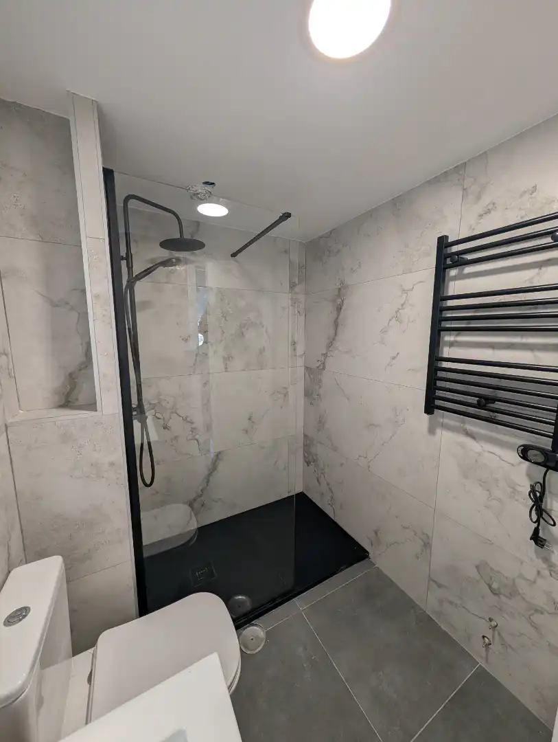 Bathroom of Flat for sale in Humanes de Madrid  with Terrace, Furnished and Balcony