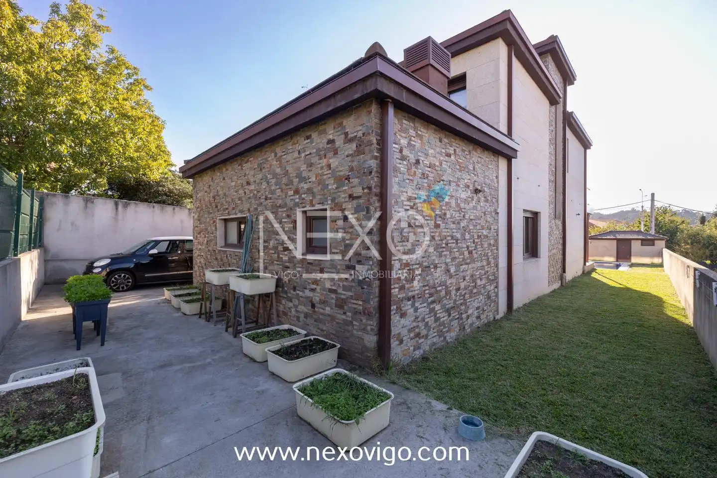 Exterior view of Houses for sale in Vigo   with Heating, Private garden and Terrace