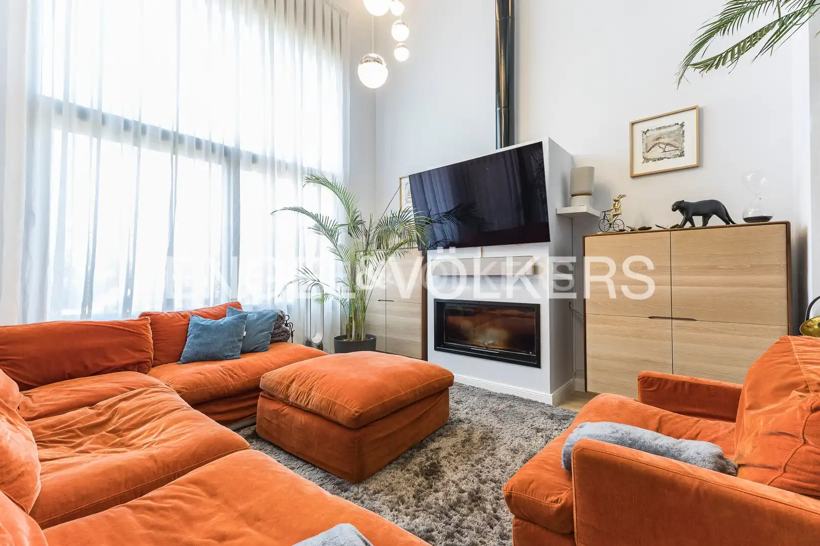 Living room of Houses for sale in Castelldefels  with Air Conditioner, Heating and Private garden