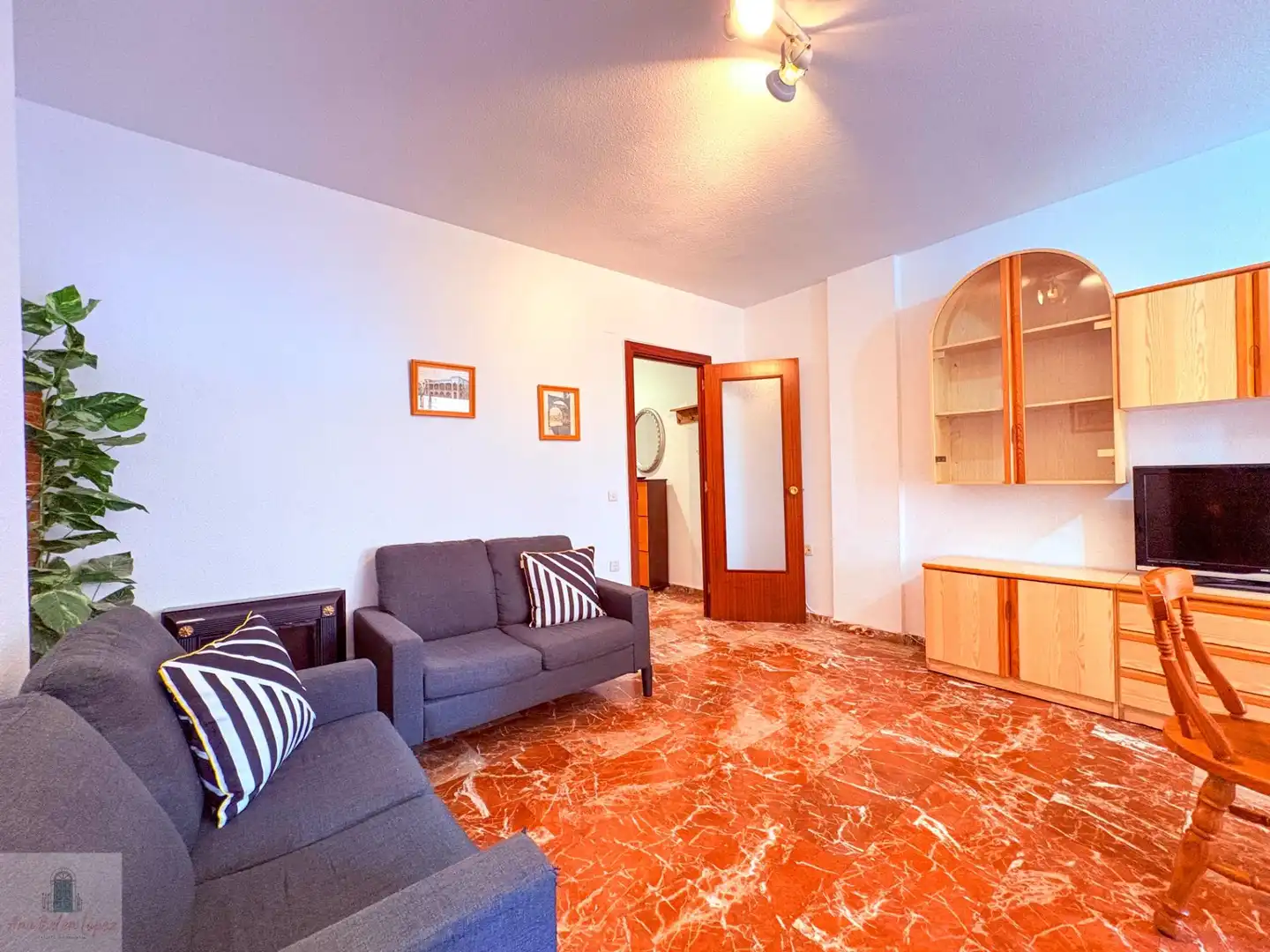 Sala de estar de Piso en venta en Badajoz con Balcón