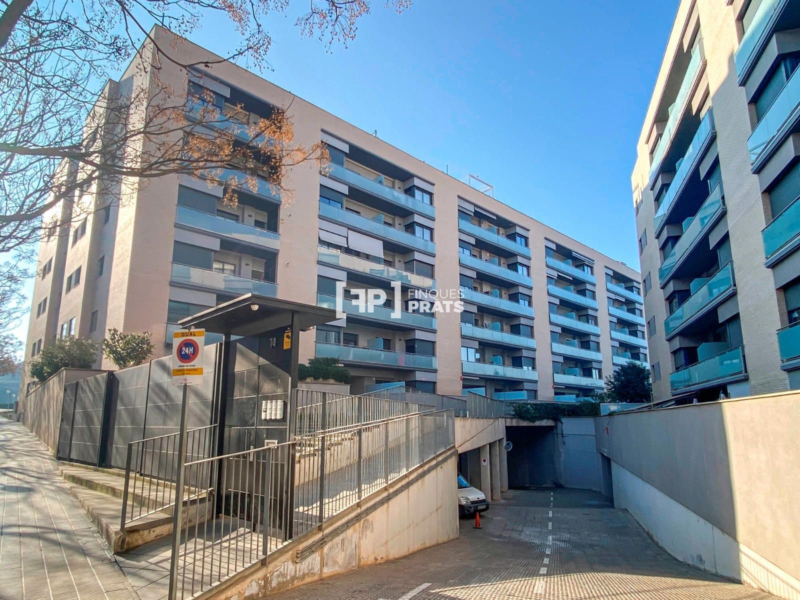 Exterior view of Flat for sale in  Lleida Capital  with Heating, Terrace and Swimming Pool