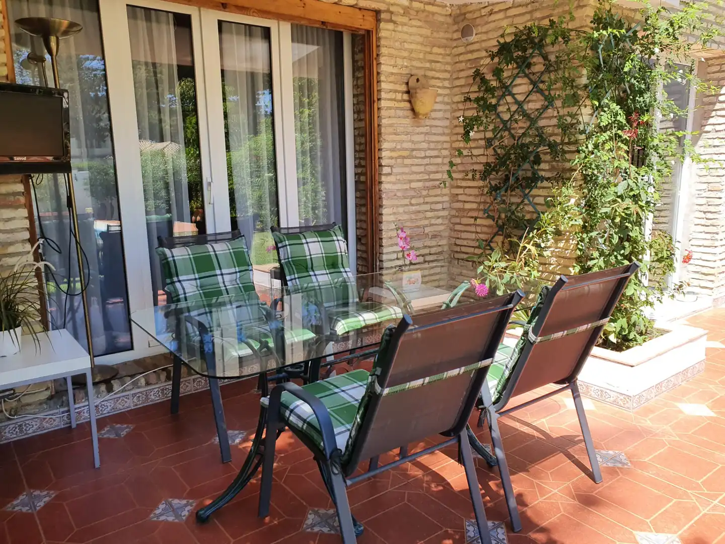 Terrace of Detached homes for sale in El Puerto de Santa María  with Air Conditioner, Private garden and Storage room