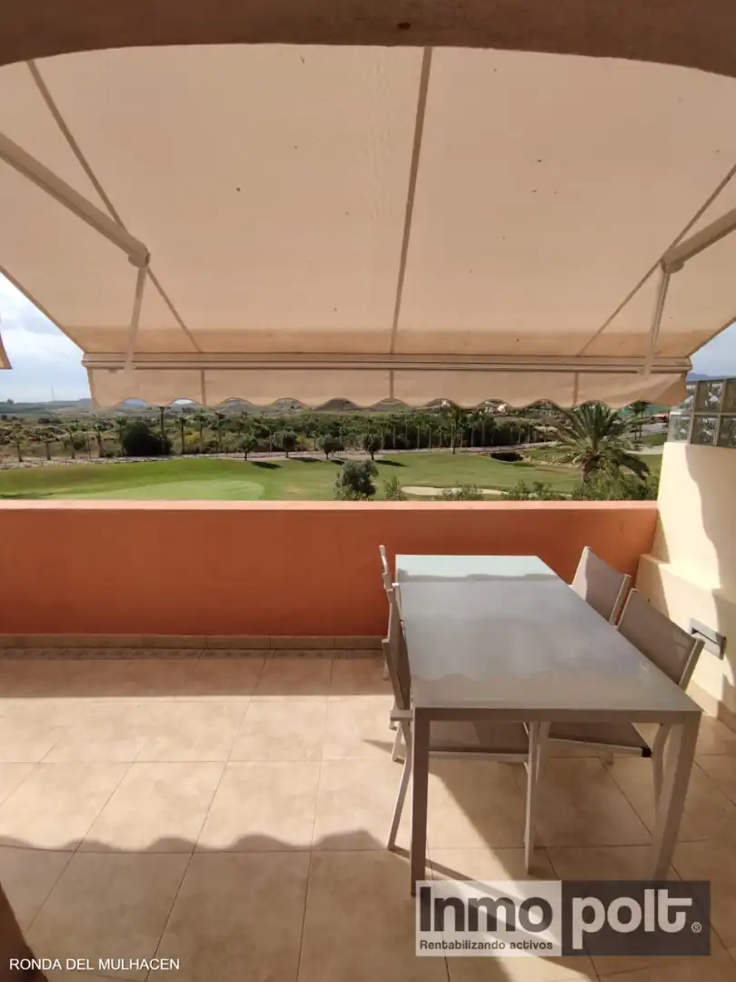 Terrasse von Wohnung zur Miete in Vera mit Klimaanlage, Heizung und Privatgarten