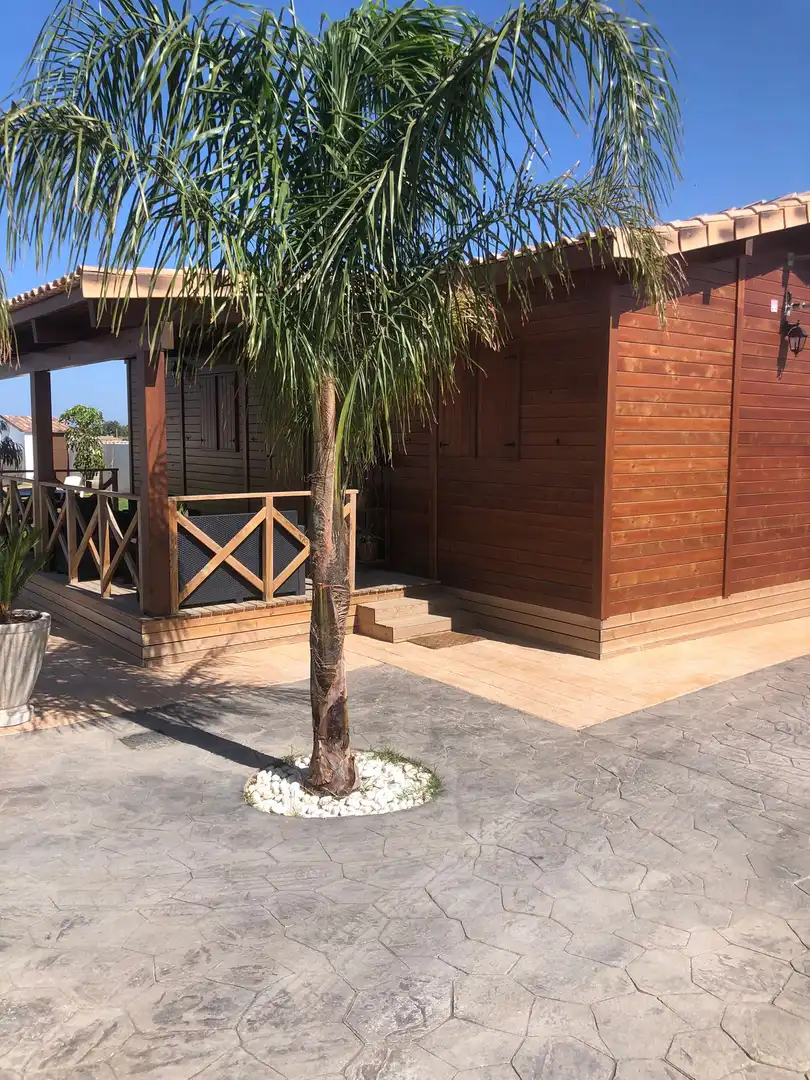 Terrassa de Casa o xalet de lloguer en Chiclana de la Frontera amb Aire condicionat, Jardí privat i Terrassa