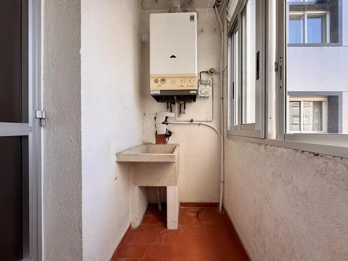 Balcony of Flat for sale in Pontevedra Capital   with Heating