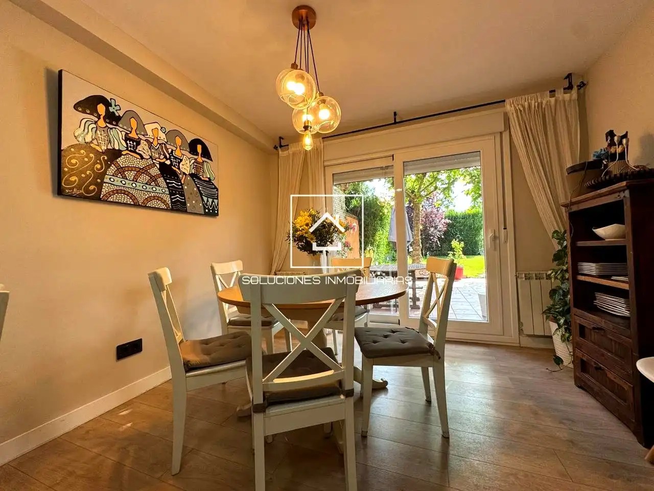 Comedor de Casa o chalet en venta en Rivas-Vaciamadrid con Aire acondicionado, Jardín privado y Terraza