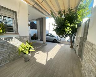 Exterior view of Single-family semi-detached for sale in Bollullos de la Mitación  with Air Conditioner, Storage room and Swimming Pool