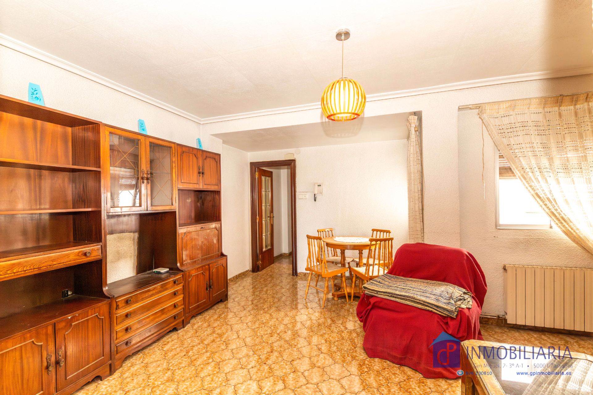 Living room of Flat for sale in  Zaragoza Capital  with Heating, Terrace and Washing machine