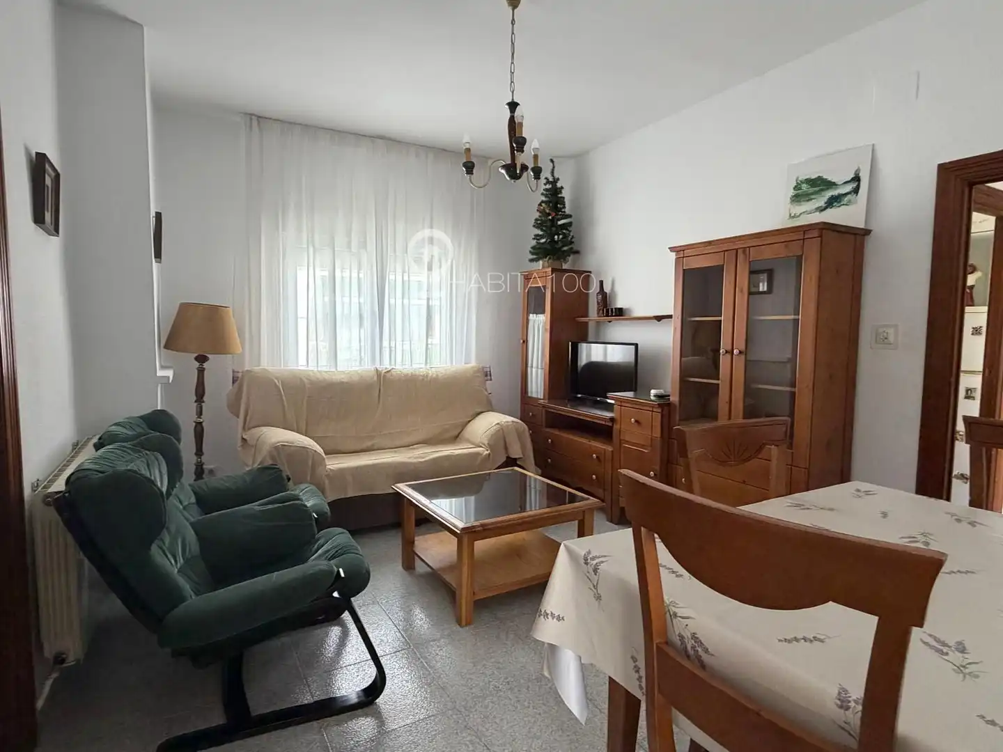 Sala d'estar de Pis de lloguer en Cuenca amb Calefacció i Moblat