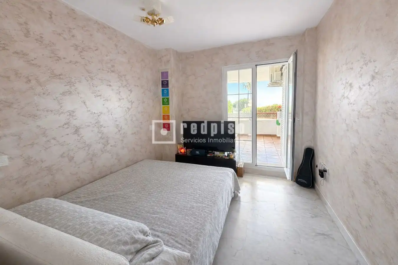 Bedroom of Flat for sale in Benalmádena  with Air Conditioner and Terrace
