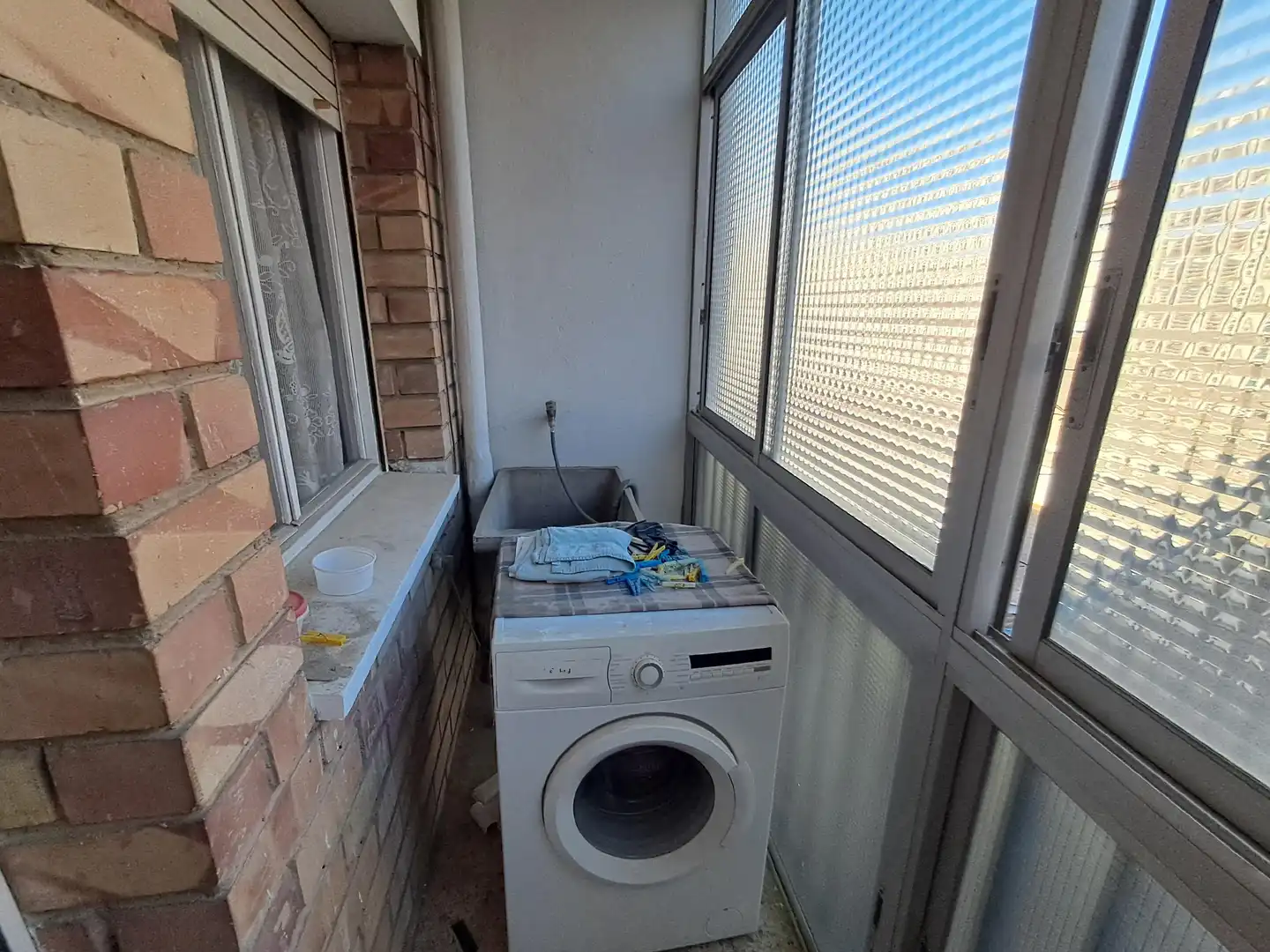 Terrasse von Wohnung zum Verkauf in Lleida mit Klimaanlage, Heizung und Abstellraum