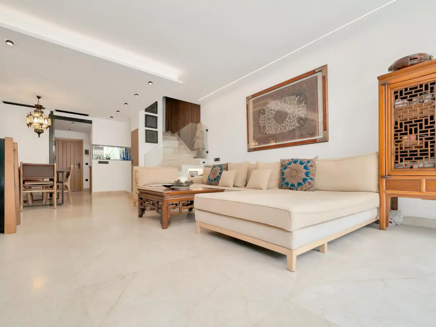 Living room of Detached homes for sale in Marbella  with Private garden, Alarm and Community pool