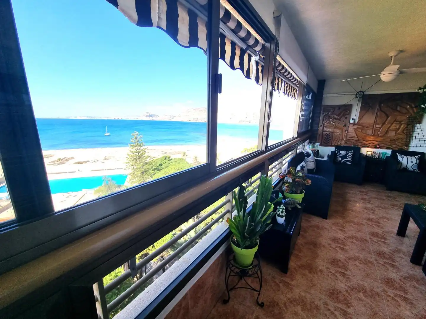 Terraza de Piso en venta en Alicante / Alacant con Aire acondicionado, Terraza y Trastero