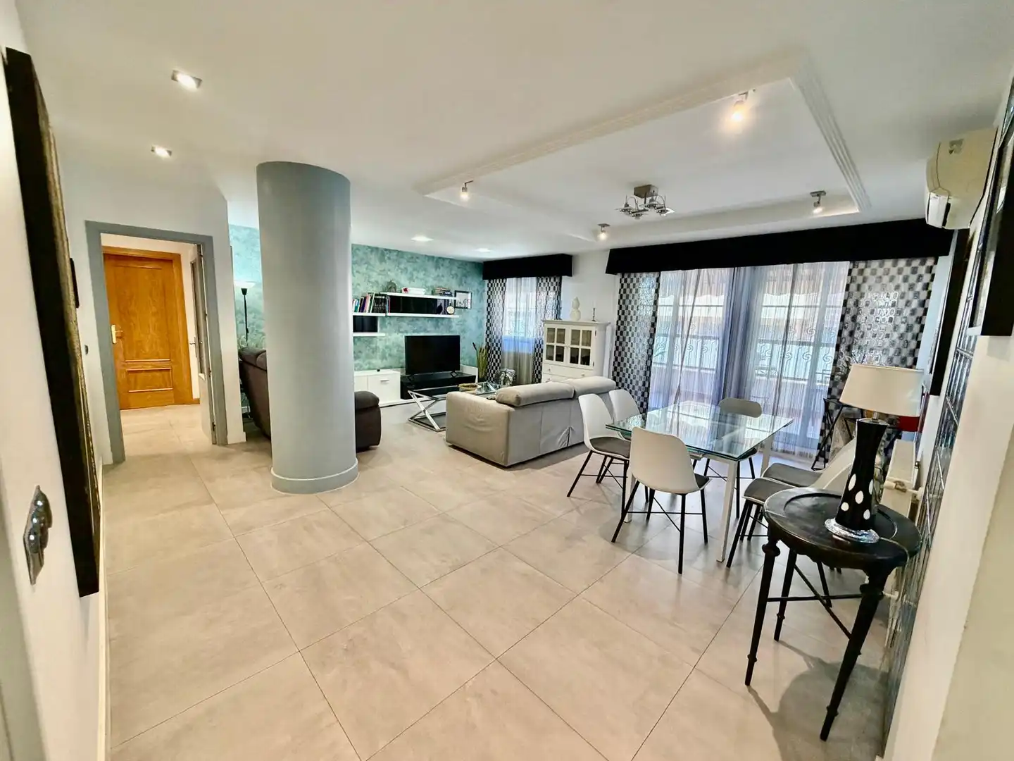 Sala de estar de Ático en venta en Rivas-Vaciamadrid con Aire acondicionado, Calefacción y Terraza