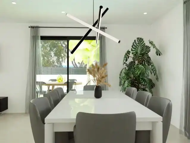 Dining room of Houses for sale in Monforte del Cid