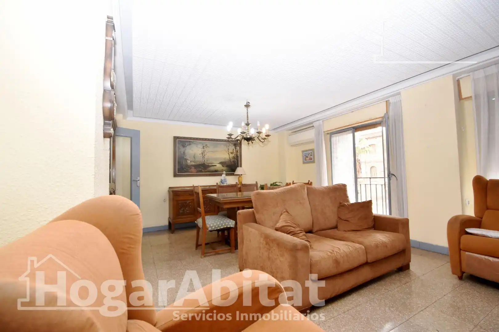 Sala de estar de Piso en venta en Valencia con Aire acondicionado, Terraza y Trastero