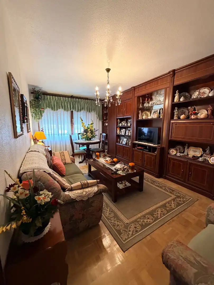 Living room of Flat for sale in Gijón   with Heating and Swimming Pool