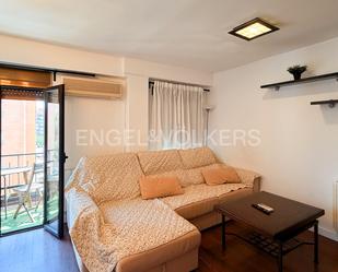 Living room of Apartment to rent in  Valencia Capital  with Air Conditioner, Heating and Parquet flooring