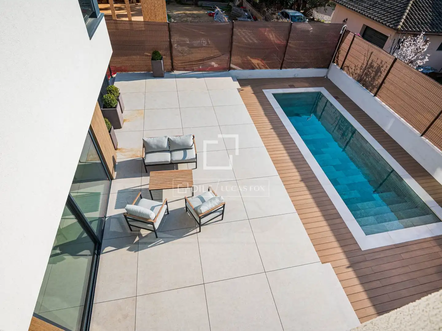 Terrassa de Casa o xalet en venda en Sant Cugat del Vallès amb Aire condicionat, Calefacció i Jardí privat