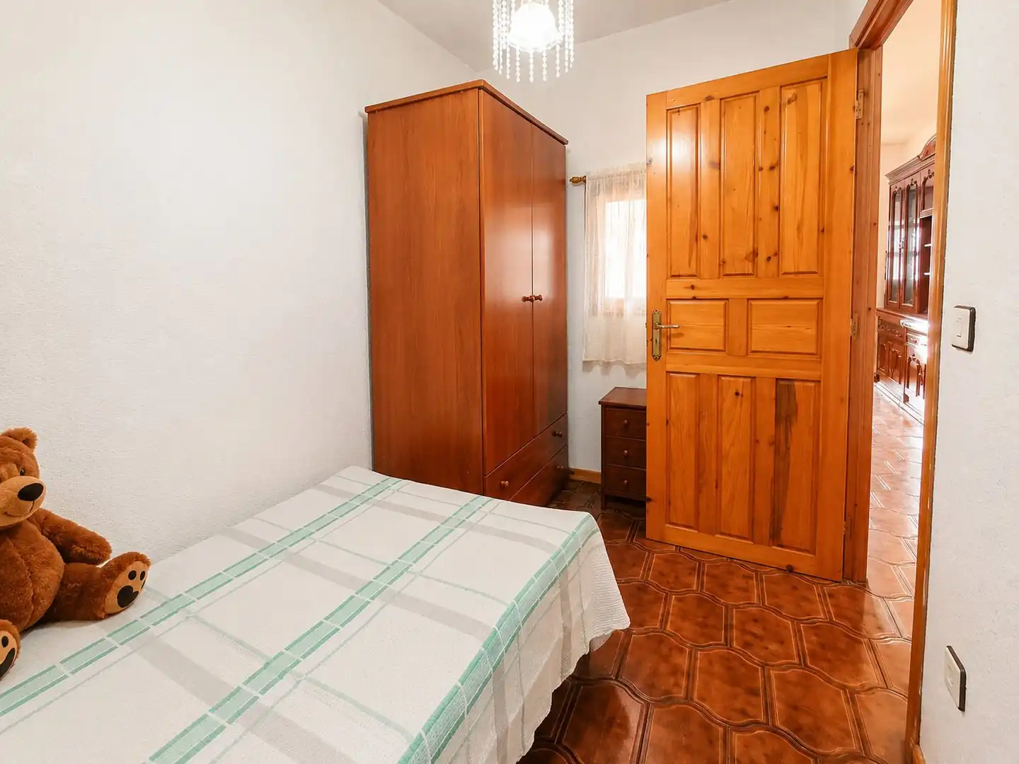 Bedroom of Houses for sale in Peralejos de Abajo  with Heating, Terrace and Furnished